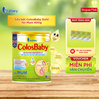 Sữa non Colosbaby Gold for Mum 400g, sữa bột giúp mẹ thai kì khỏe mạnh, giảm ốm vặt - VitaDairy