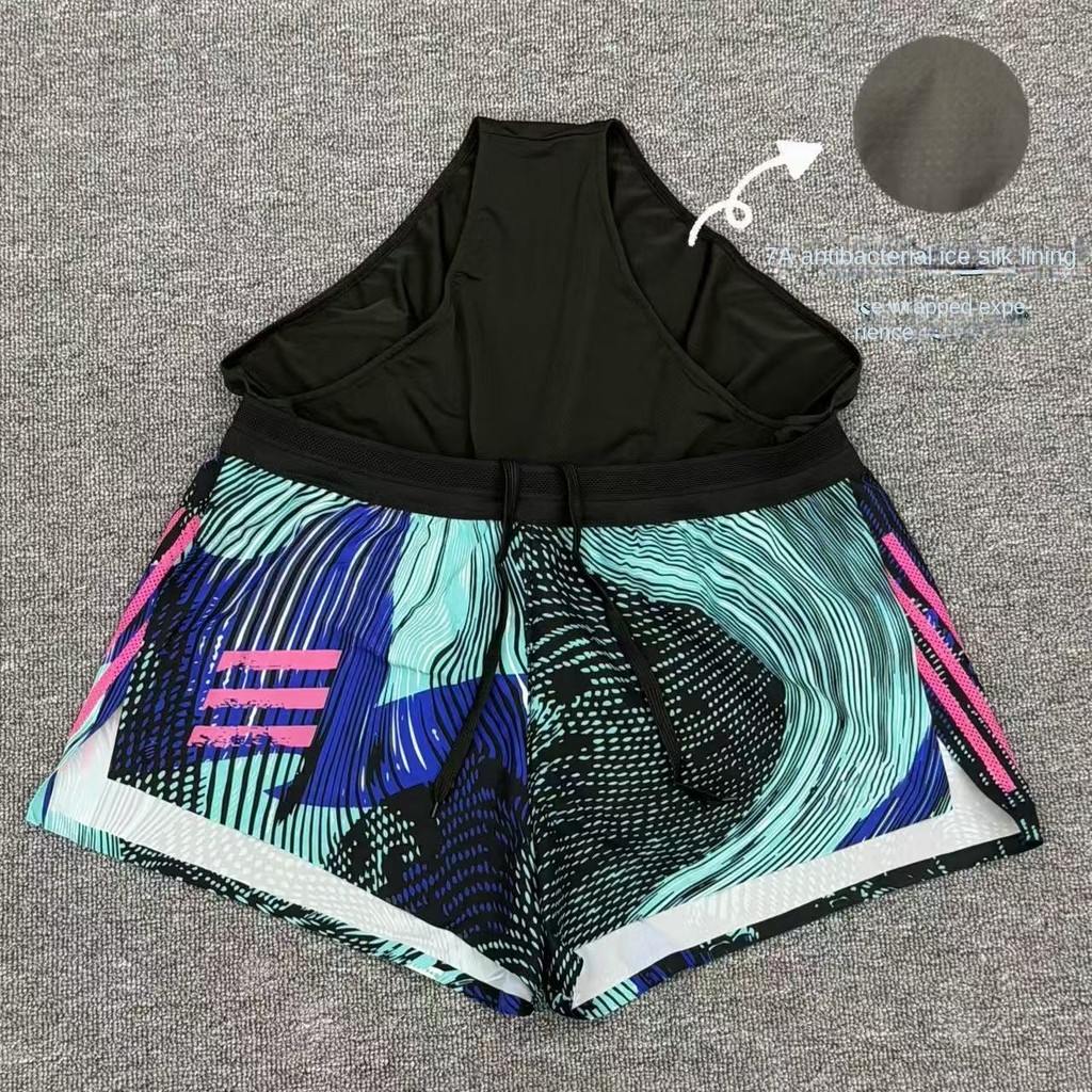 New Adhesive Track and Field Three-Point Quick-Drying Sports Shorts Lined Sports Shorts Men and Wome