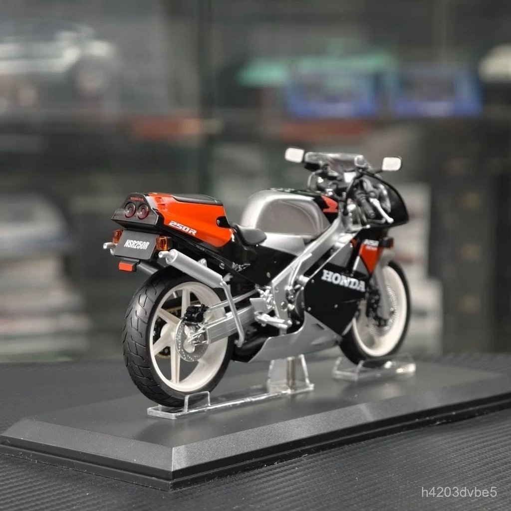 Mô hình xe máy Honda NSR 250R 1989 Aoshima 1:12 thành phẩm sơn sẵn xe mô tô phân khối lớn cổ điển ca