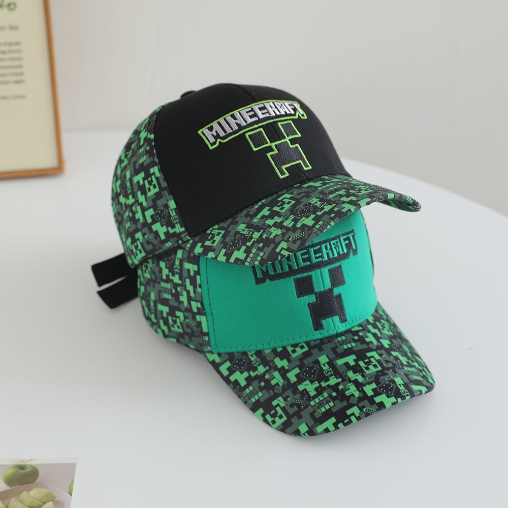 Minecraft Creeper Phim hoạt hình Mũ trẻ em Mũ che nắng ngoài trời Mũ bóng chày Mũ bé trai bé gái