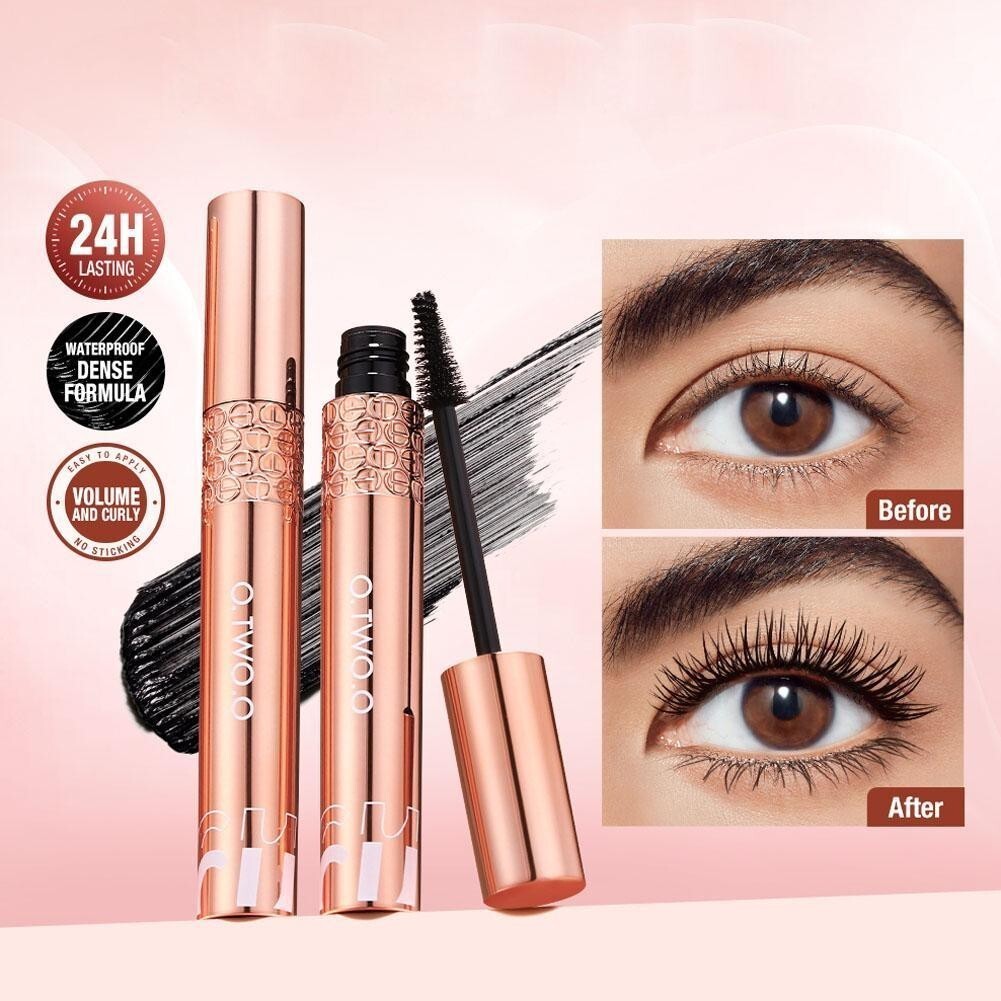 ❈ ❈☆O.TWO.O Khối Lượng Mascara Chống Thấm Nước Lâu Dài Lông Mi Trang Điểm Uốn Mắt P0A1 Mascara Chống