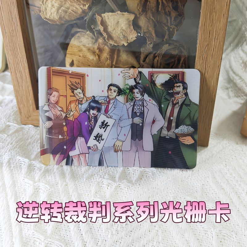 Phoenix Wright: Ace Attorney Trilogy - Phoenix Wright, Miles Edgeworth, Miles Miller - Mặt dây chuyề