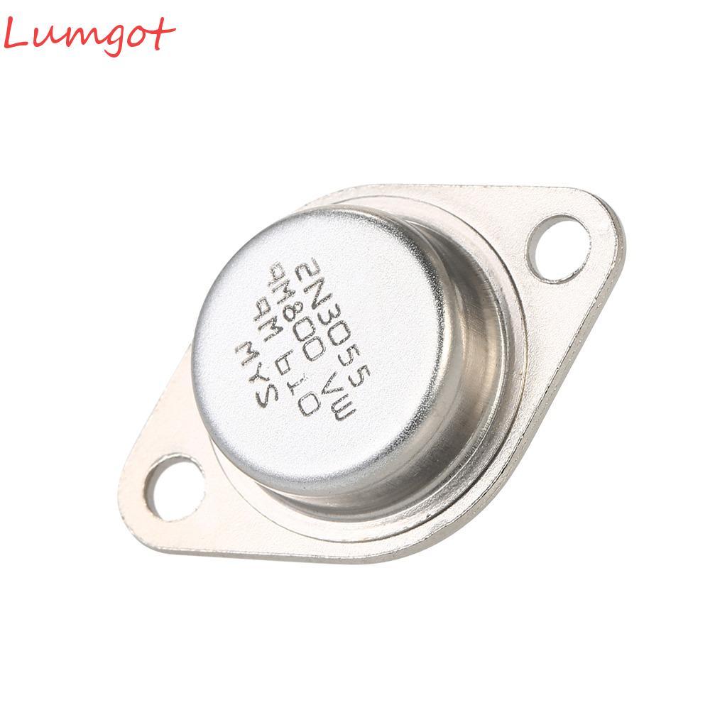 MERY 5 Chiếc Điện Trở, TO-3 15A / 60V 2N3055 Điện Transistor, Bộ Transistor 2N3055 NPN Metal 15A / 6