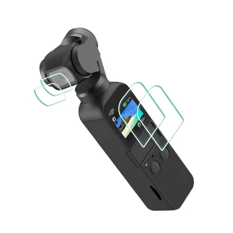 Dành Cho DJI Osmo Pocket Kính Cường Lực Bảo Vệ Màn Hình Cho DJI Osmo Pocket 2 Cầm Tay Gimbal Camera 
