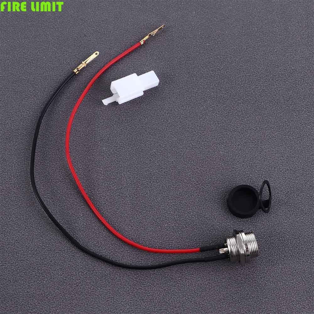 FIRE LIMIT Sạc Pin Xe Đạp Điện 24V 36V 3 Pin Prong Xe Điện Cổng Sạc Bền