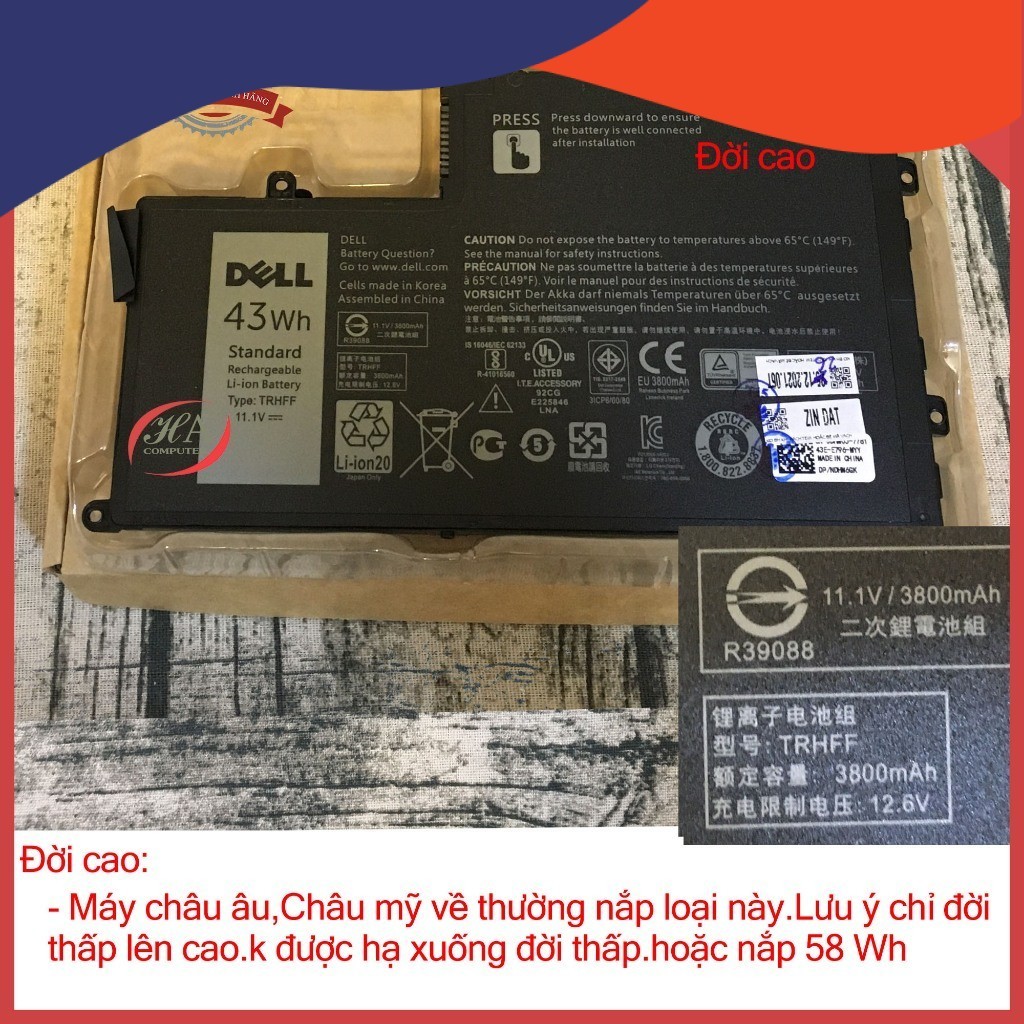 Pin Thay Thế Laptop Dell Inspiron 5445