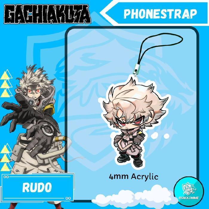 PHONE STRAP HP ANIME - Anime Gachiakuta PhoneStrap Acrylic | Rudo, Zanka, Riyou, Enjin - Rudo Surebr