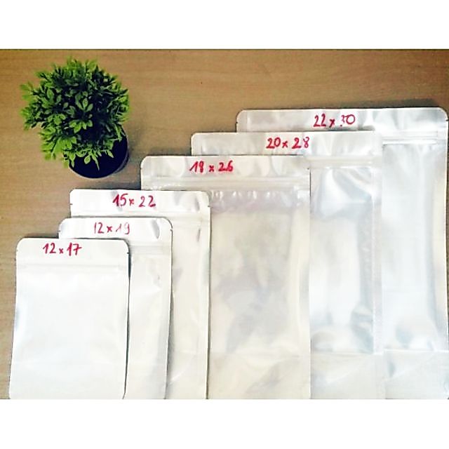 200GR TÚI ZIP BẠC tự chọn size