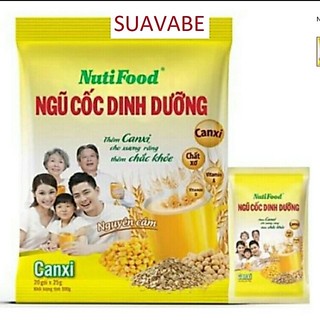 Ngũ cốc dinh dưỡng NutiFood Canxi 25g x 20 gói
