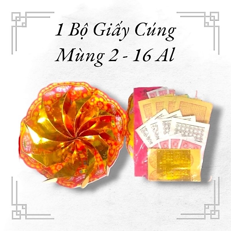 Phần Giấy Cúng Mùng 2-16 Âm Lịch Hàng Tháng