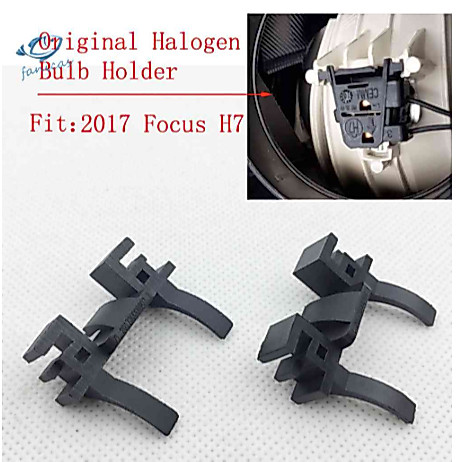 Ford Focus Sét bộ 2 Giá Đỡ Đèn Pha LED chân H7 Cho Ford Focus FIAT Land Rover xe hơi ô tô