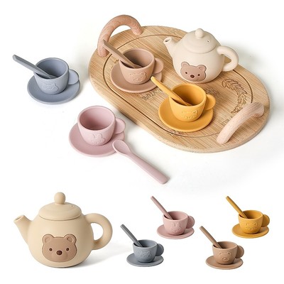Bộ Trà Đồ Chơi Cho Trẻ Em Mô Phỏng Trà Chiều Bộ Vai Trò Sáng Tạo Chơi Trẻ Em Tiệc Trà Bộ Đồ Chơi Silicon Montessori Đồ Trẻ Em Quà Tặng