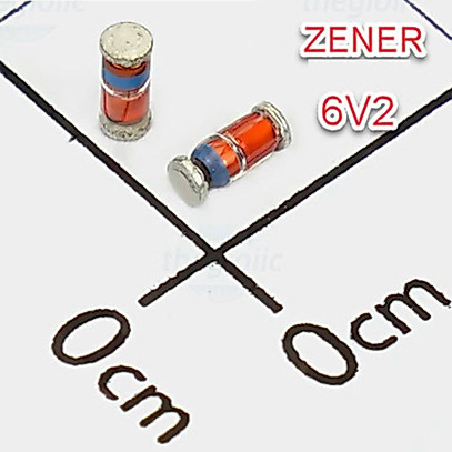 Túi 50 con Đi ốt zener 6V2 diode 6,2V dán