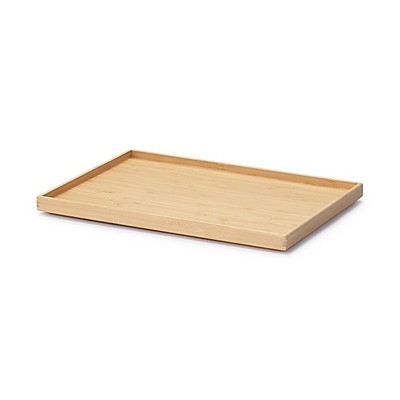 MUJI Nắp Hộp Tre Chữ Nhật Có Thể Xếp Chồng (37x26x2.5cm)