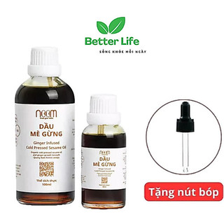 Dầu Mè Gừng Ép Lạnh Noom 30ml/100ml