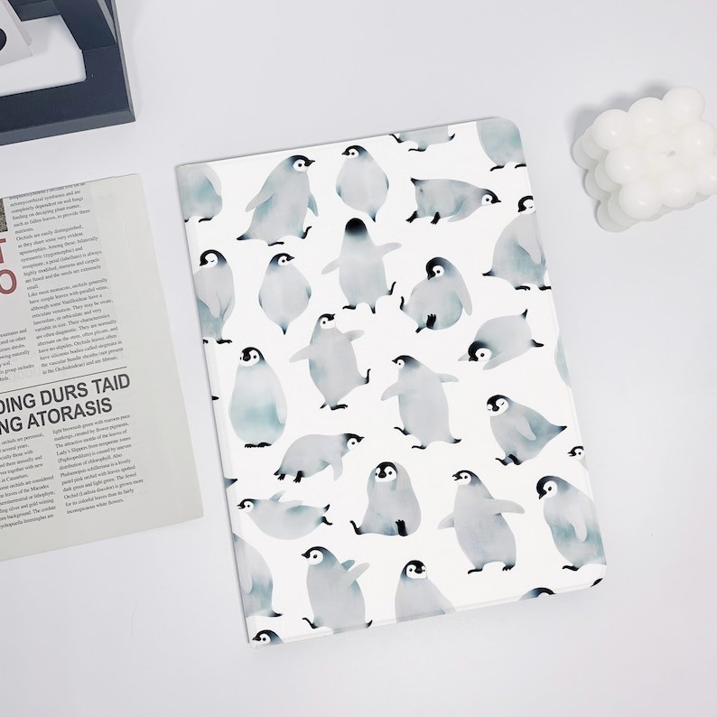 Ốp lưng hoạt hình Penguin iPad Air 5 2022 iPad 10 2022 iPad 9, iPad Pro 11 "12.9 '' 2022 iPad Pro 12