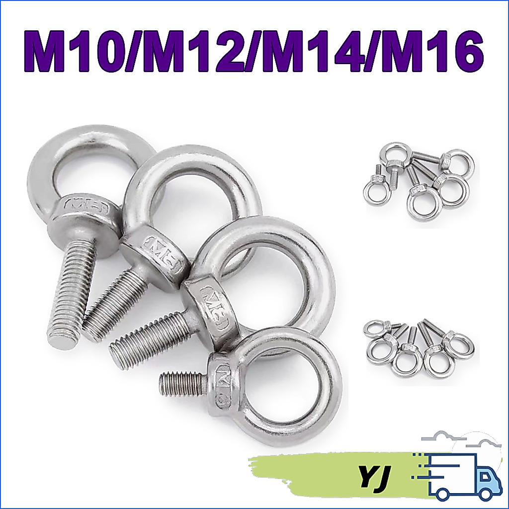 Bulong móc cẩu/ bulong tai cẩu/bulong mắt  inox 304 M10-M16[YJ-2]