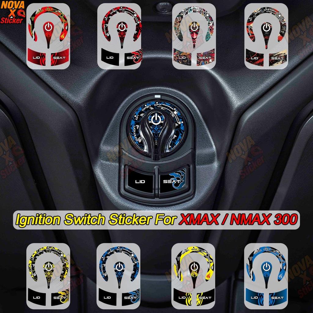 Decal dán lỗ khóa công tắc đánh lửa cho Yamaha XMAX300 NMAX300 | CHỈ Phù Hợp Với 2010-2025 | KHÔNG t