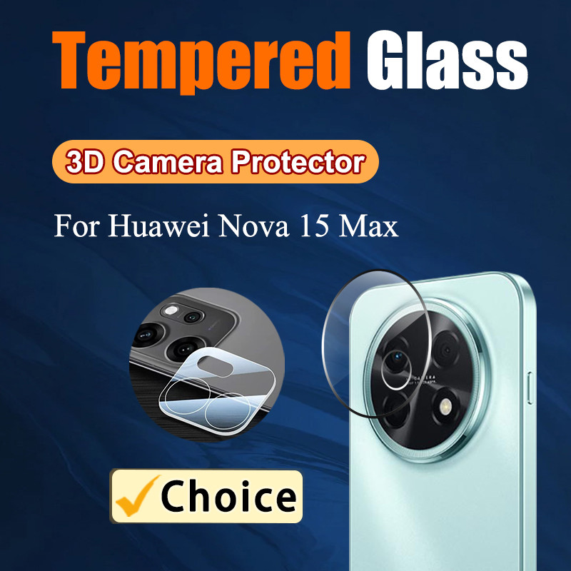 1-2 Chiếc 3D HD Ống Kính Máy Ảnh Kính Huawei Nova 15 Max 3D Ống Kính Kính Bảo Vệ Cho Huawei Nova 15 