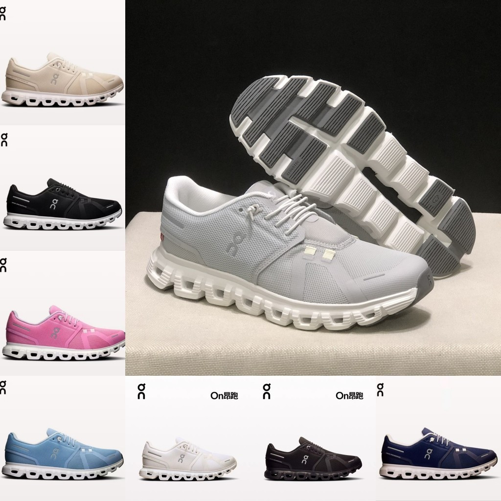 On Running On Cloud 6 Cloud6 Giày chạy bộ nam nữ Giày thể thao Unisex Cặp đôi Đệm nhẹ, thoáng khí mớ