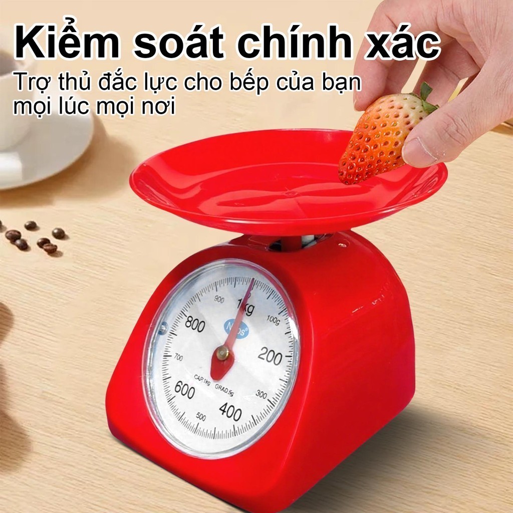 Cân Đồng Hồ Lò Xo 1kg / 2kg / 3kg / 5kg - Cân Đồng Hồ Nhà Bếp Nhỏ Gọn Tiện Dụng