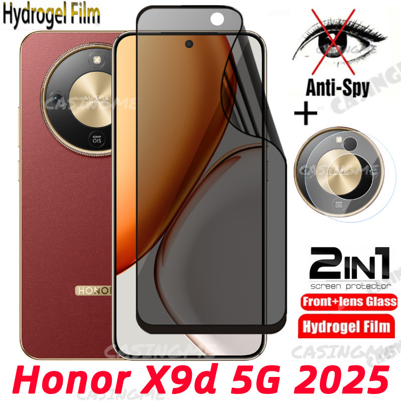 Honor X9d 5G 2025 Soft Privacy Hydrogel Film Chống gián điệp Full Cover Bảo vệ màn hình Chống Peek P