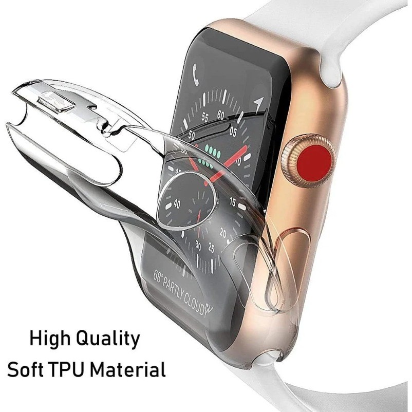 Vỏ TPU mềm cho Apple Watch Ultra 2 3 49mm Bảo vệ toàn diện