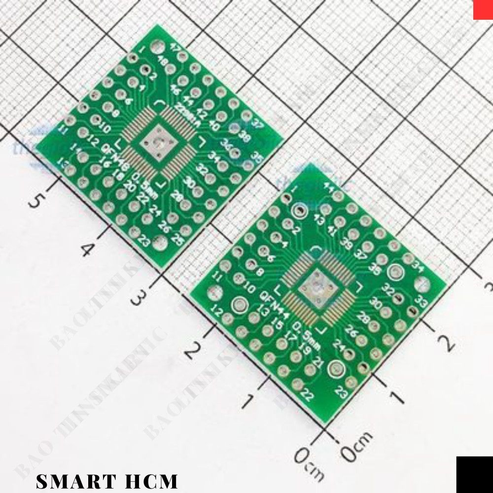 [5 Cái]- Đế Đổi Chân QFN48 QFN44 QFP48 QFP44 PQFP LQFP Smart. HCM City