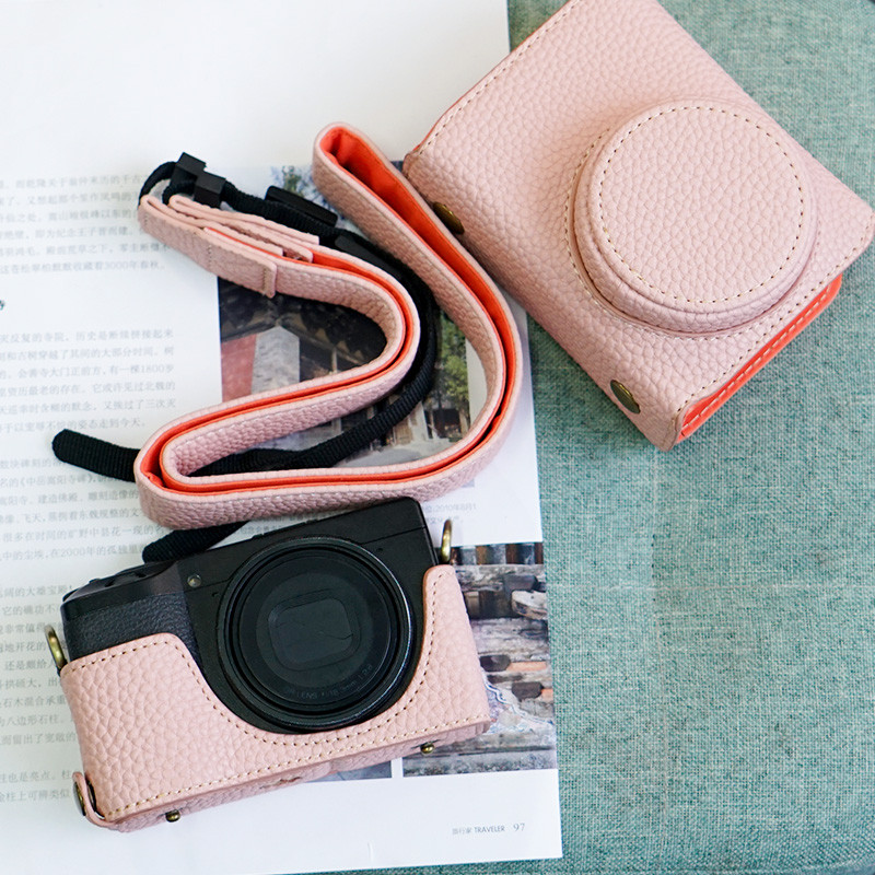 Thích hợp cho Túi đựng máy ảnh Ricoh GR3 GR3 GR3X Retro Vỏ bảo vệ gr3 Hộp đựng da Túi đeo vai Dây bu