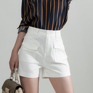 Quần short kaki nữ lưng cao KQSTYLING | Túi hộp trẻ trung che bụng hack dáng Q11