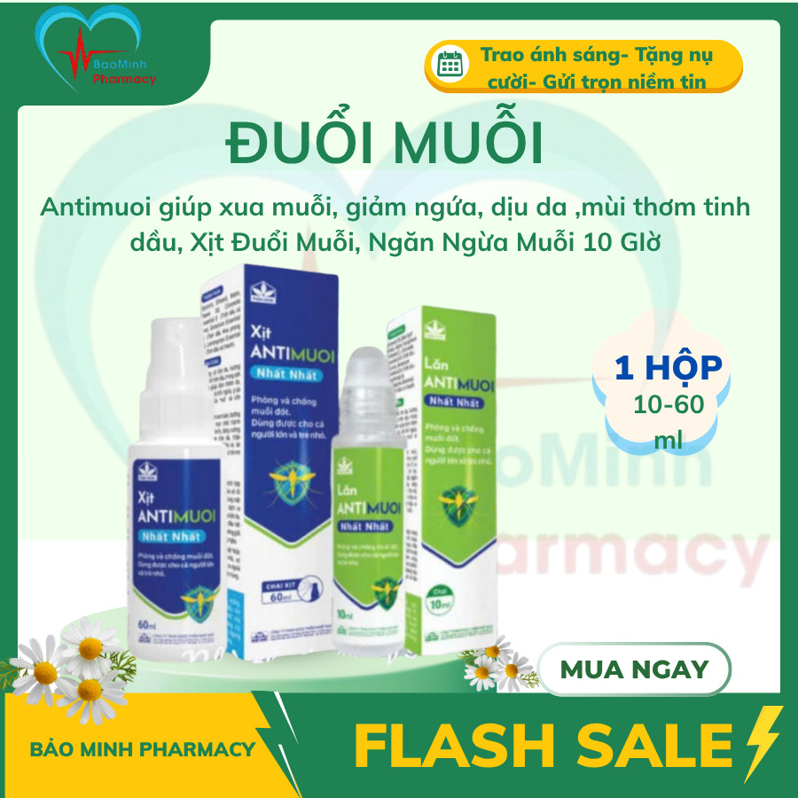 Antimuoi giúp xua muỗi, giảm ngứa, dịu da ,mùi thơm tinh dầu, Xịt Đuổi Muỗi, Ngăn Ngừa Muỗi 10 GIờ