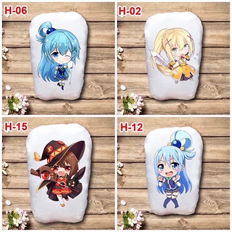 gấu ôm gối ngủ isekai karutetto kono subarashi sekai ni shukufuku wo