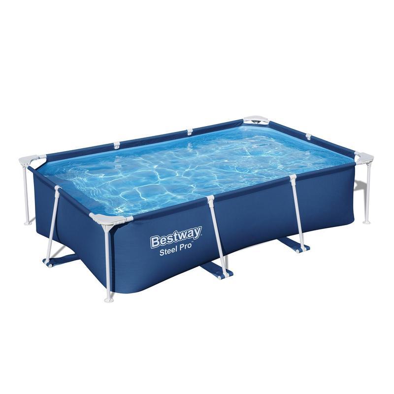 Bestway Steel Pro 8.5'x67 "x24" Bể bơi ngoài trời hình chữ nhật trên mặt đất