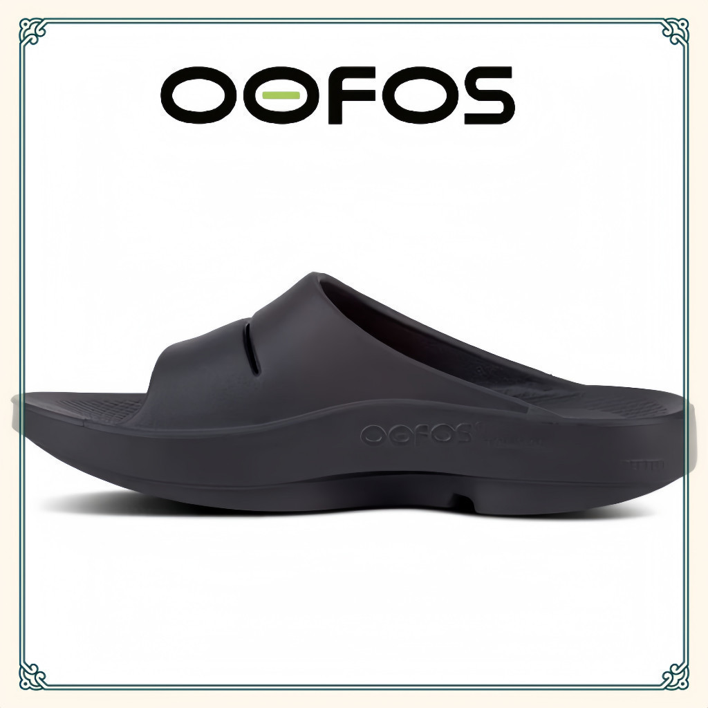 Giày phục hồi chấn thương OOFOS Oo Slide After Injury, Đen, Nhẹ; Giảm đau khớp, Chọn thiết kế GSHZ Q