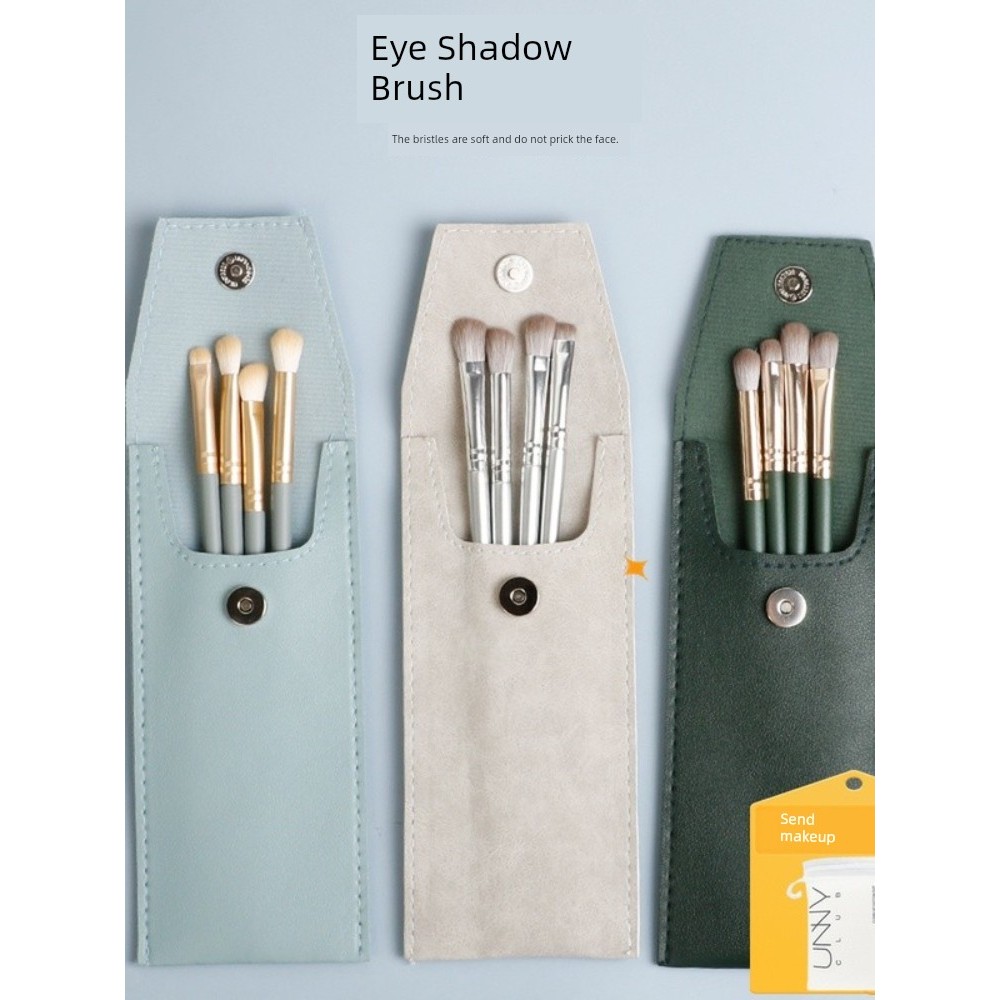 set cọ makeup bộ cọ makeup Bộ cọ trang điểm 4 Huayang Cangzhou Green Cloud Series