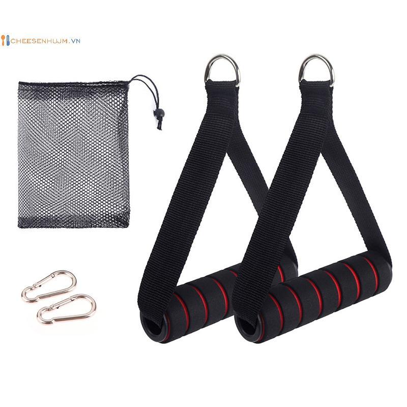 Cs D-Ring Kim Loại Phòng Tập Gym Tay Cầm Cầm Tập Luyện Cáp Hạng Nặng Tay Cầm Có Móc Cho Tập Yoga Tập