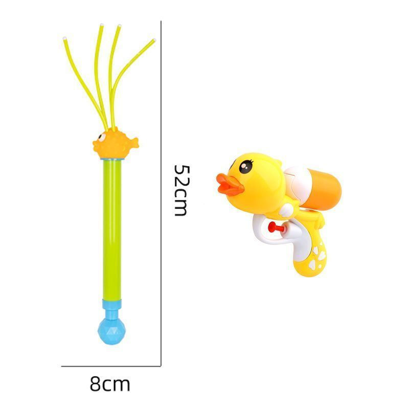 TQ~Pull-out water gun children's toy for boys, water-spraying beach toy, popular online water gun, w