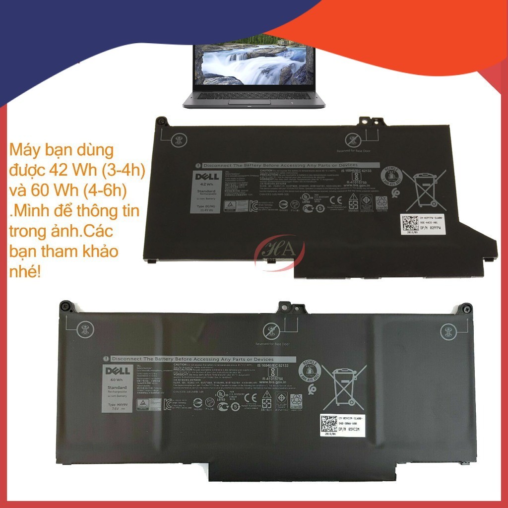 Pin Thay Thế Laptop Dell Latitude 5300