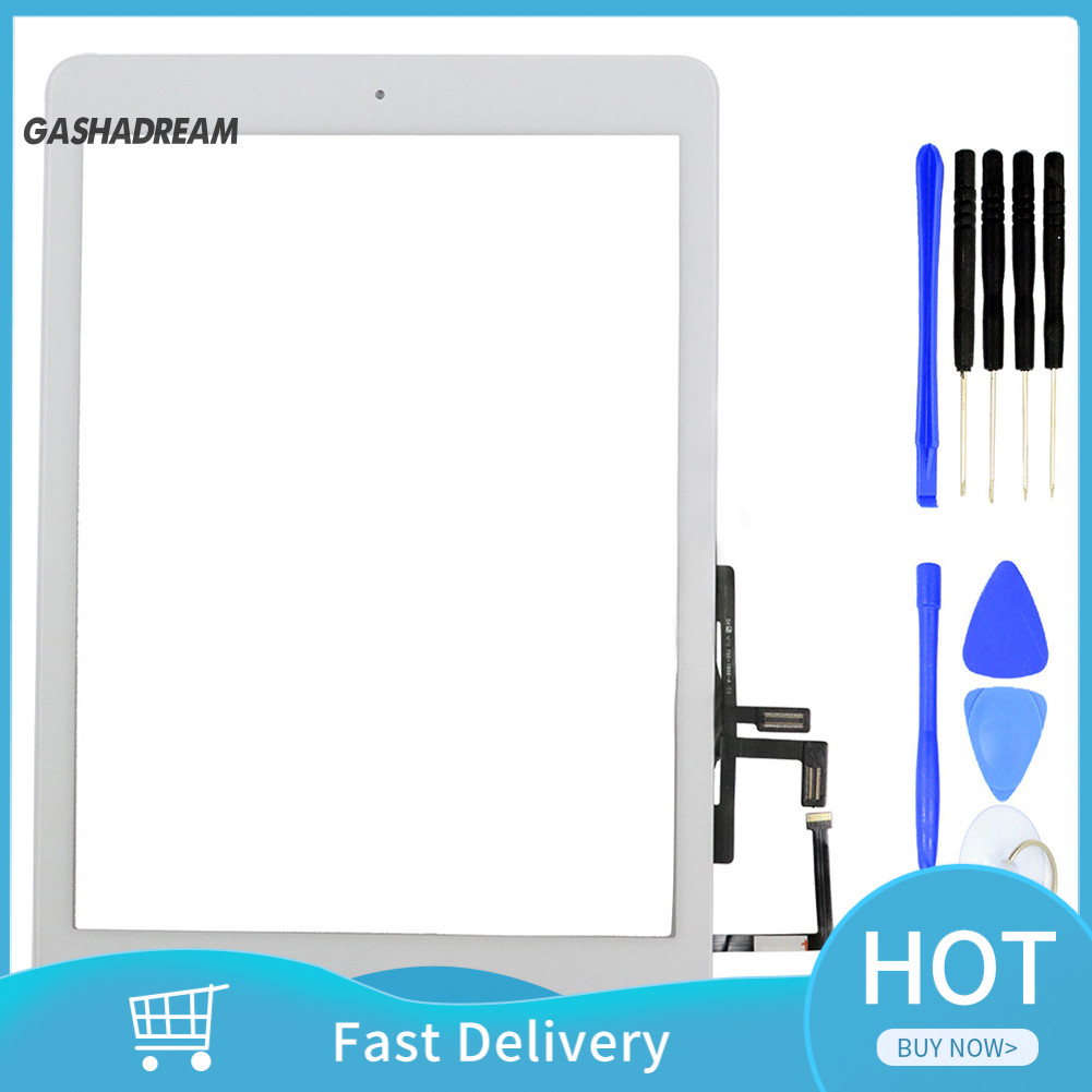 COD| Màn hình số hóa cảm ứng + Keo dán + Nút Home Flex cho iPad Air A1474 A1475