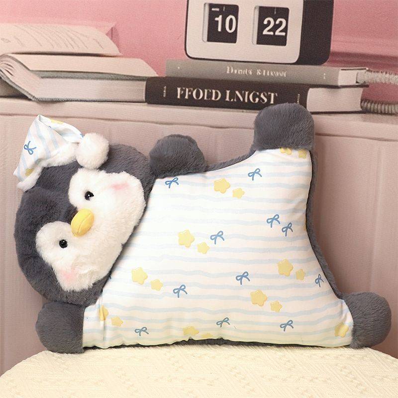 Creative Couch Pillow Pig Plush Toy Bed Cushion for Leaning on Afternoon Nap Pillow Chair Backrest O