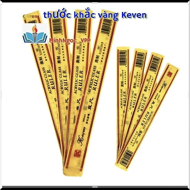 10/5/2 Thước khắc vàng 20cm,/30 cm(hàng đẹp loại )