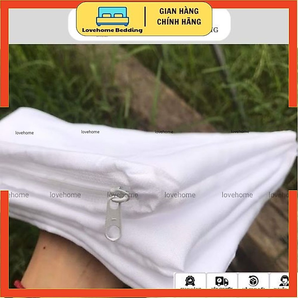 (KHÔNG KÈM BÔNG) 45x65cm Vỏ Thay Thế, Vỏ Ruột Gối Trắng Kích Thước 50x70xm, Chất Vải Mềm Tay, Thông Thoáng, Kích Thước