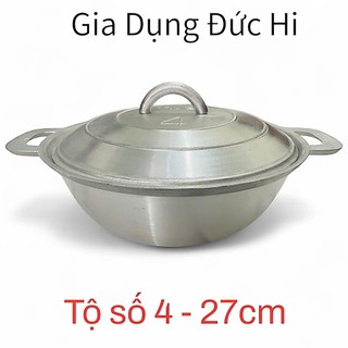 Tộ Kho Cá Gang Thái Số 04 Đường kính 27cm Sử Dụng Tổ Kho Cá Ăn Lẩu - Tộ Thái Số 4