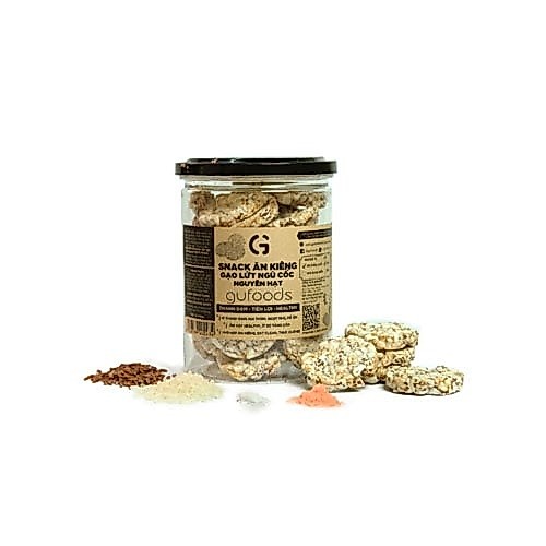 Bánh gạo lứt ngũ cốc nguyên hạt Gufoods 80g - Nam An Market