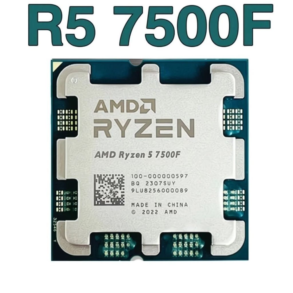 CPU AMD Ryzen 5 7500F 6 nhân 12 luồng mạnh mẽ cho PC gaming Socket AM5 hiệu năng cực tốt