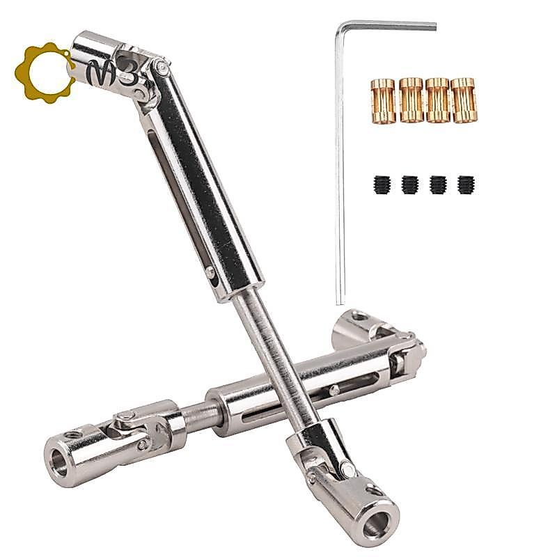 Trục truyền động kim loại MN78 có trục 3mm đến 4mm cho MN78 MN-78 MN 78 1 / 12 RC Phụ kiện xe hơi gj