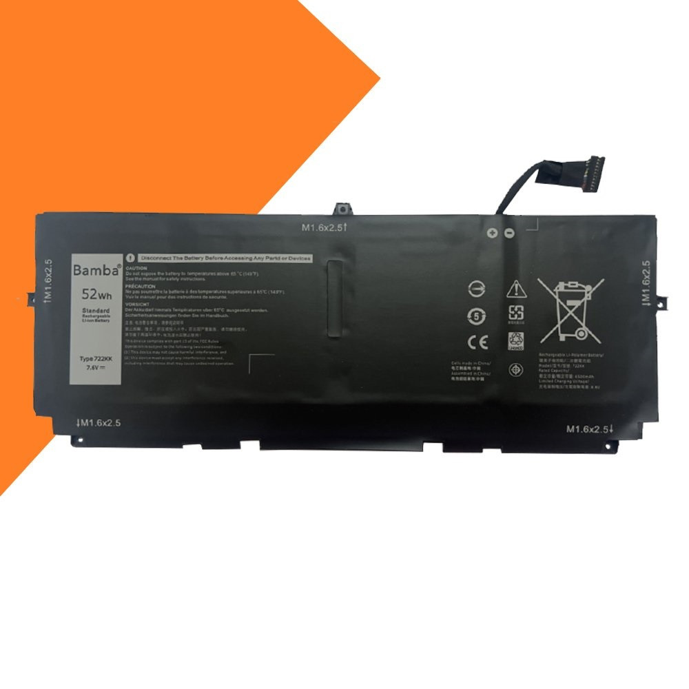 Pin Laptop Dell Xps 9300,9310,9380 (722KK,FP86V,2XXFW,WN0N0)