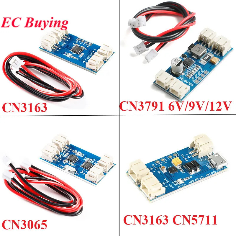 CN3791 CN3163 CN3065 MPPT Mini Năng Lượng Mặt Trời Lipo Pin Lithium Sạc Ban Sạc Bảng Điều Khiển Năng