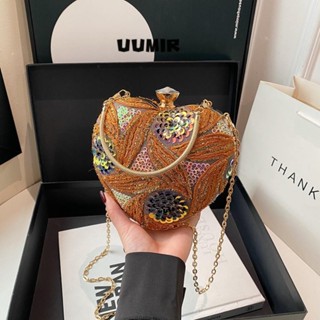 UUMIR Túi ly hợp nữ UUMIR, Túi đeo chéo thêu sáng bóng, Túi đeo cổ tay dung lượng cao tinh tế thời trang dành cho nữ