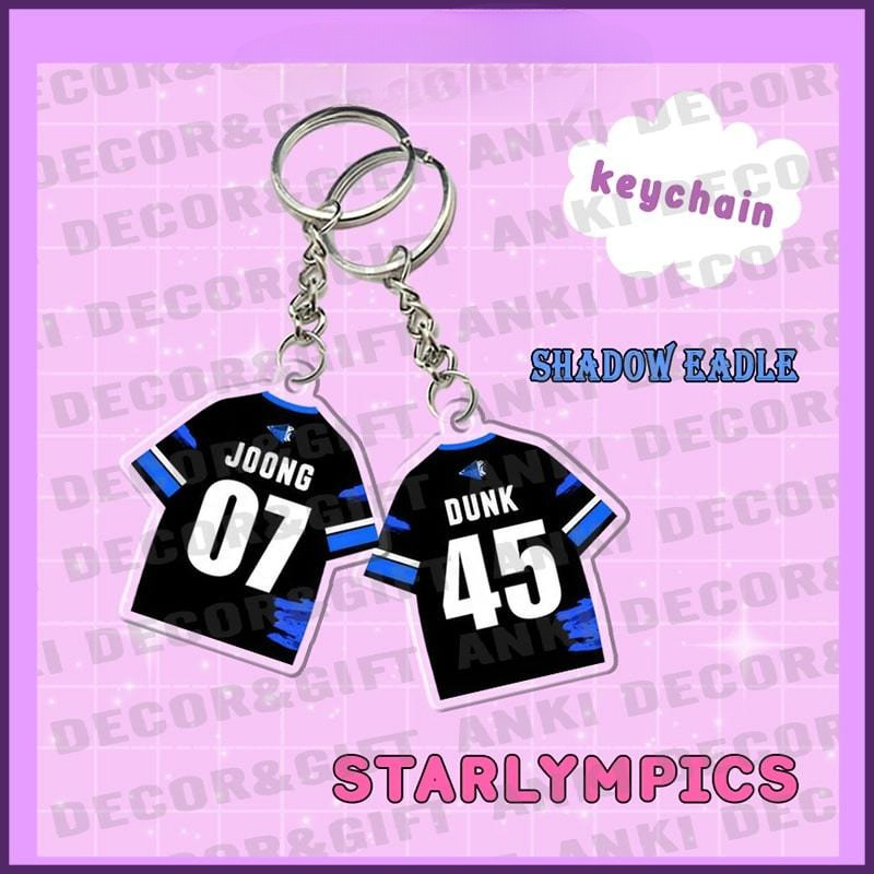 (Keychain)Móc khóa áo bóng của idol G..MM.TV, móc khóa mica sưu tầm cute, móc khóa đu idol